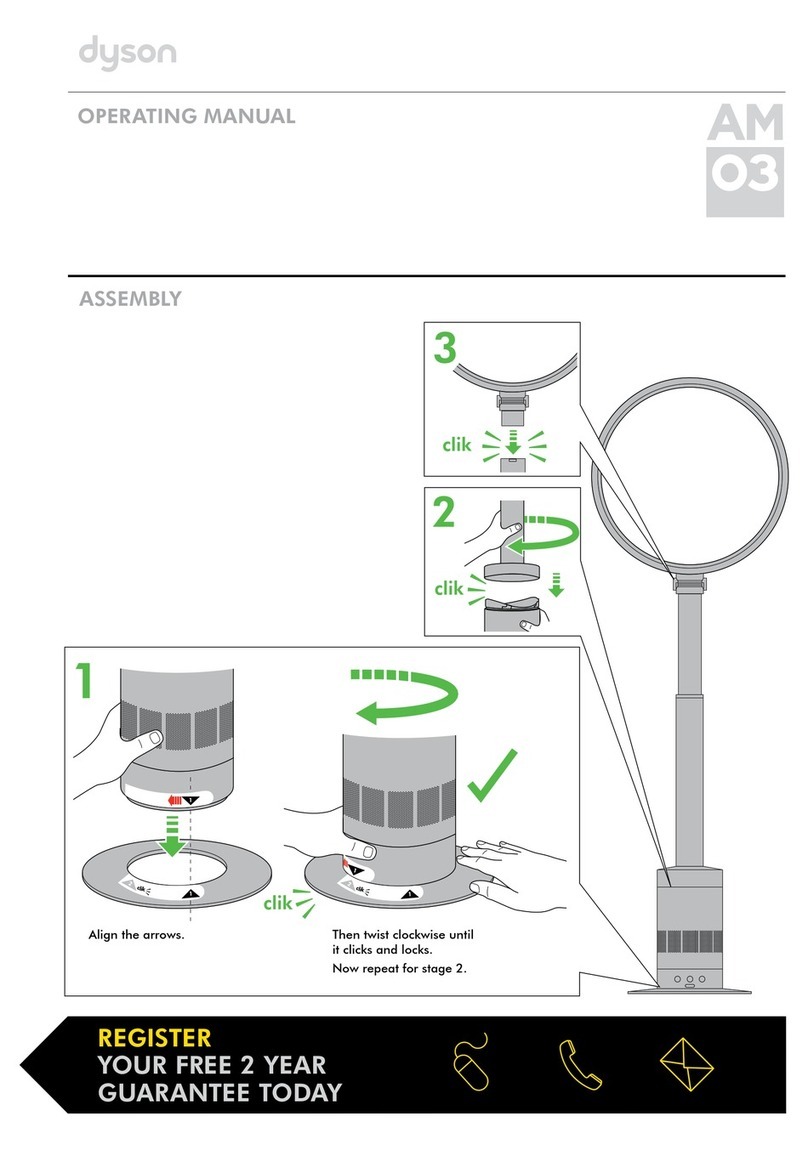 Dyson AM03 operating manual