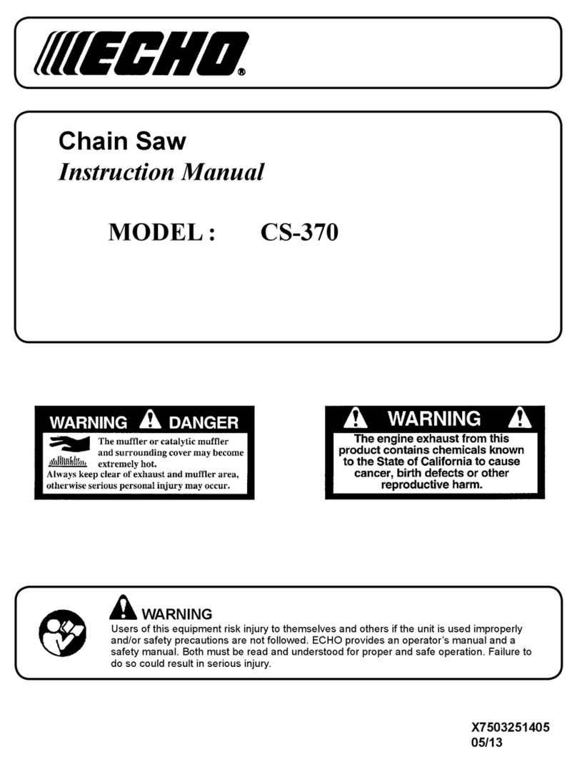 Echo CS-370 User manual