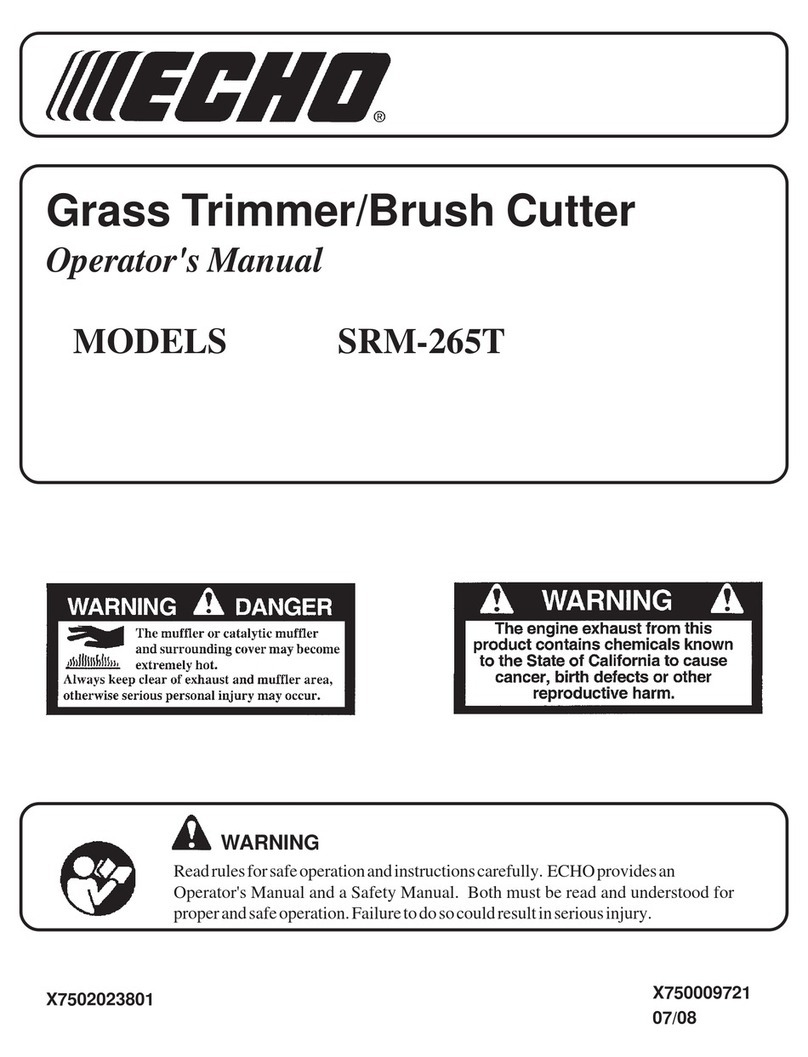 Echo SRM-265T User manual