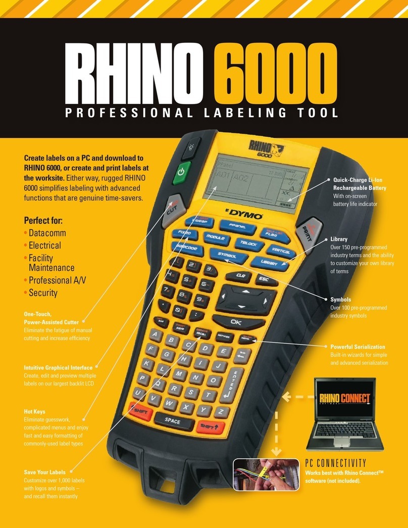 Dymo RHINO 6000 brochure