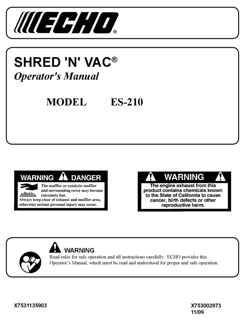 Echo Pro Attachment ES-210 User manual