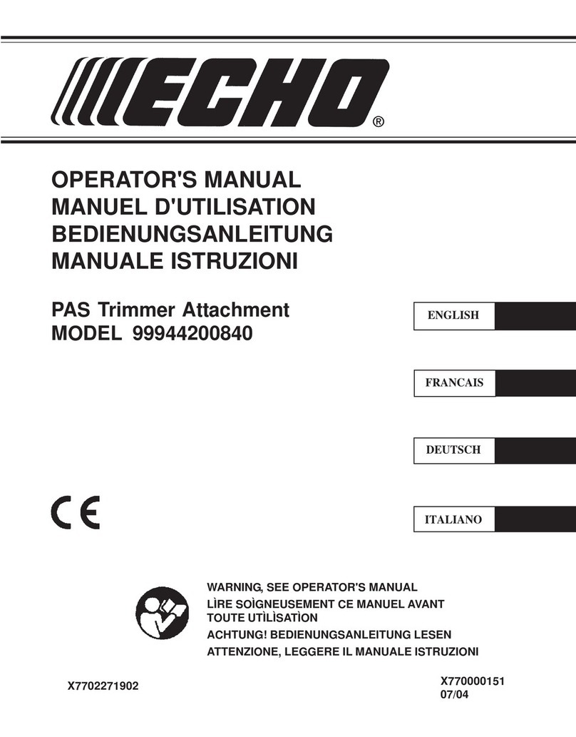 Echo 99944200840 User manual