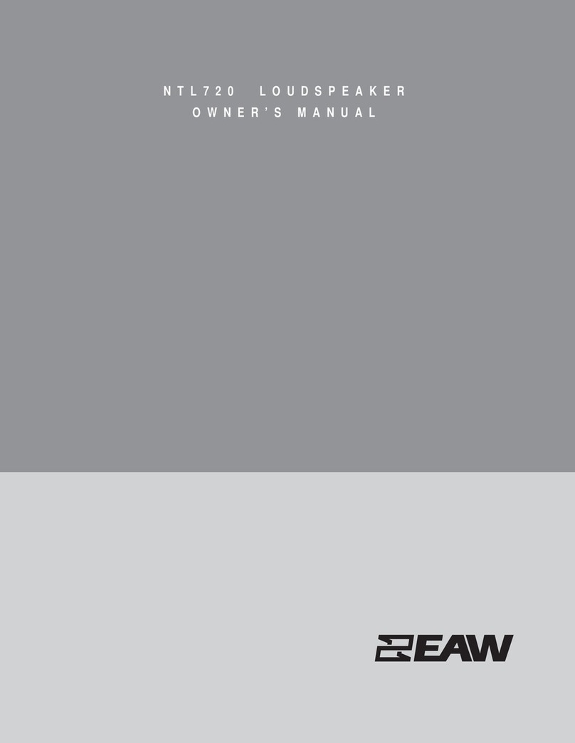 EAW N T L 7 2 0 owner's manual