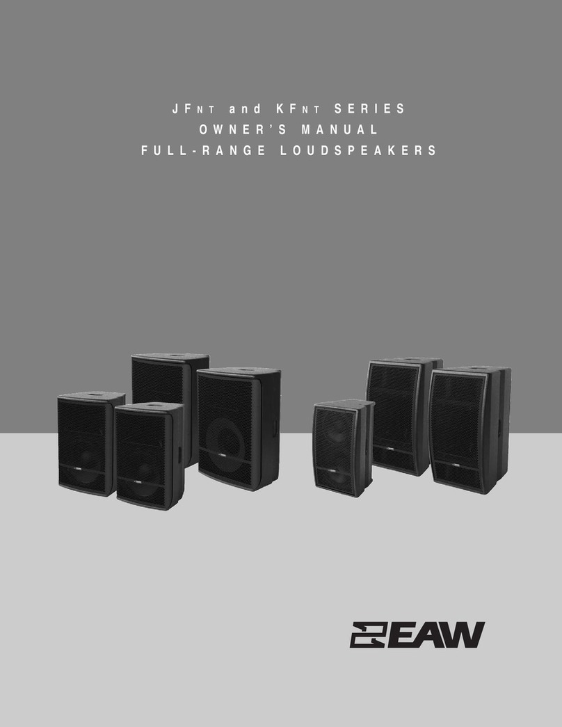 EAW JF NT SERIES User manual