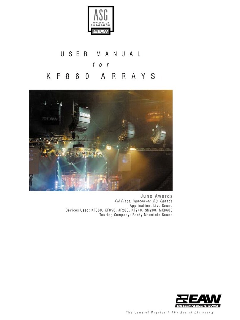 EAW K F 8 6 0 user manual