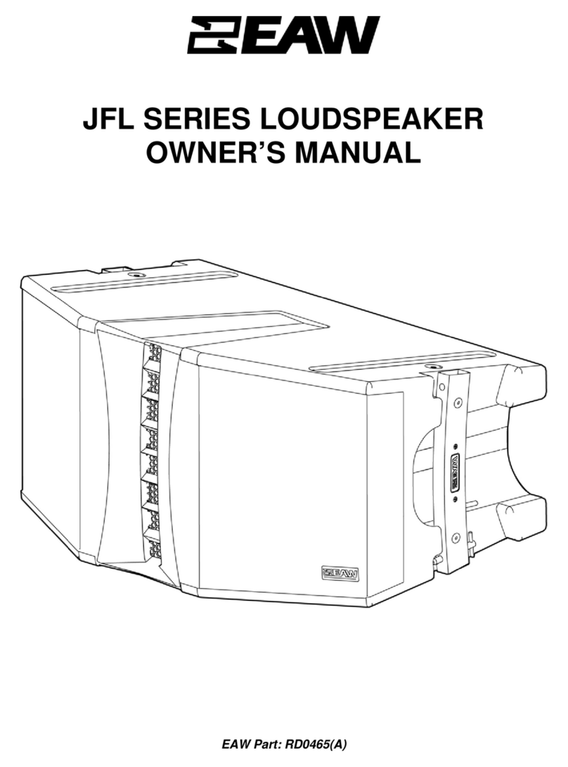 EAW JFL SERIES User manual