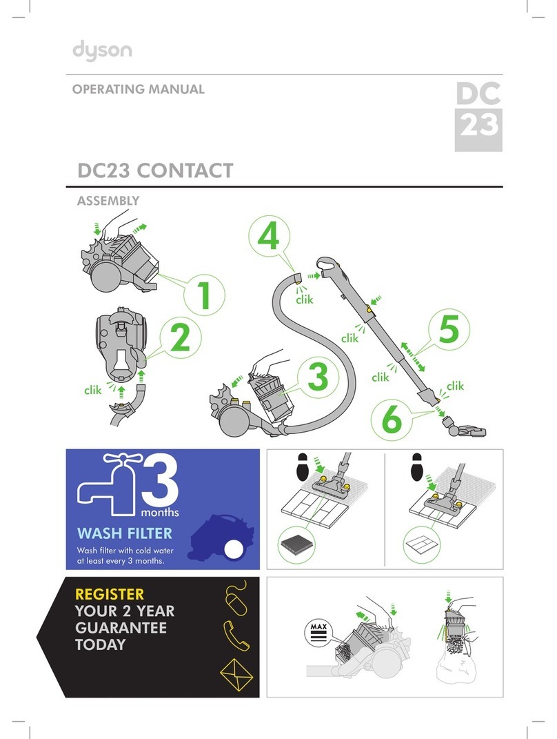 Dyson DC23 CONTACT User manual Dyson DC23 CONTACT User manual