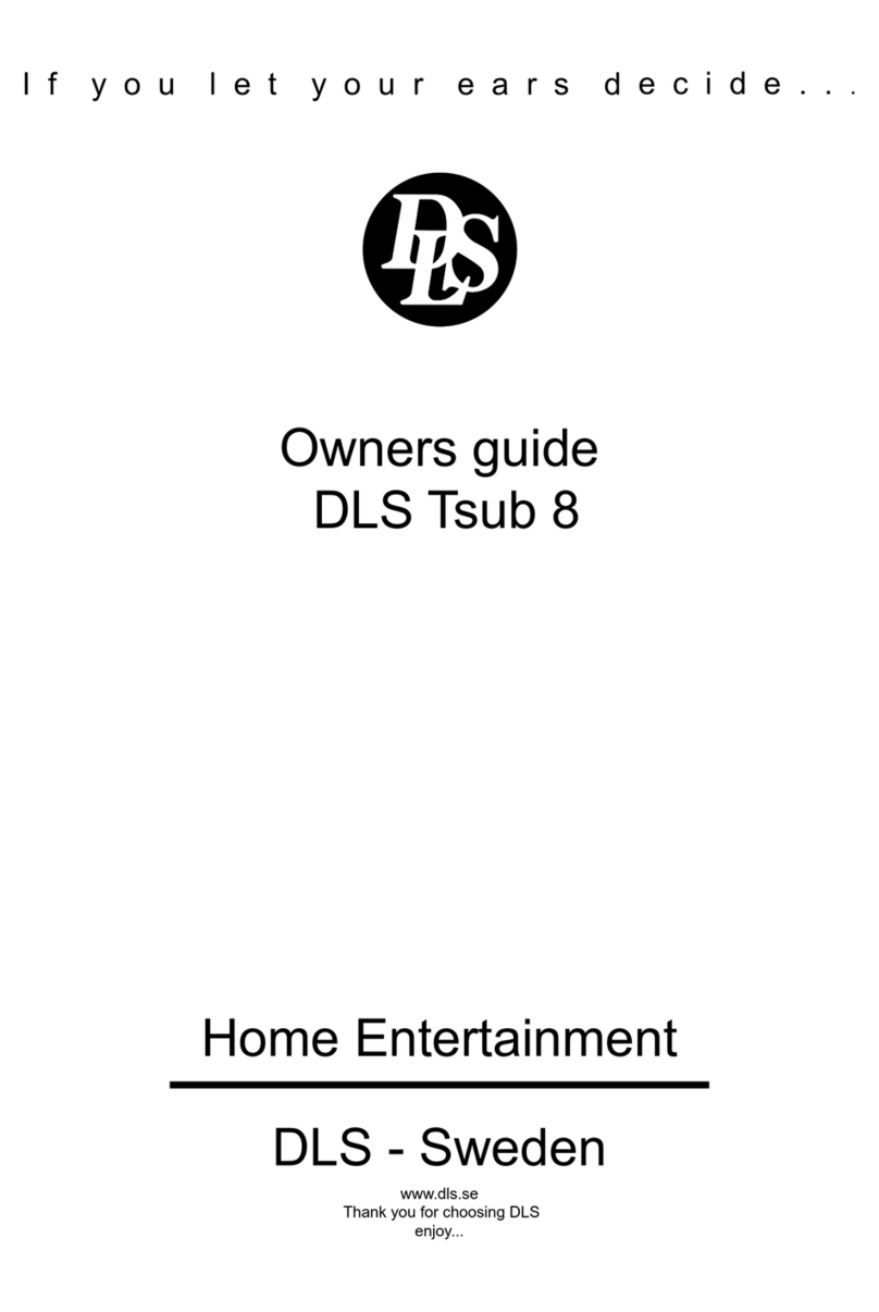 DLS Tsub 8 User manual