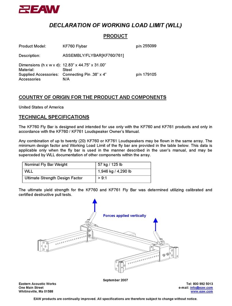EAW KF760 Declaration of conformity