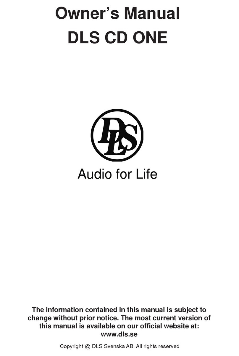 DLS CD ONE User manual