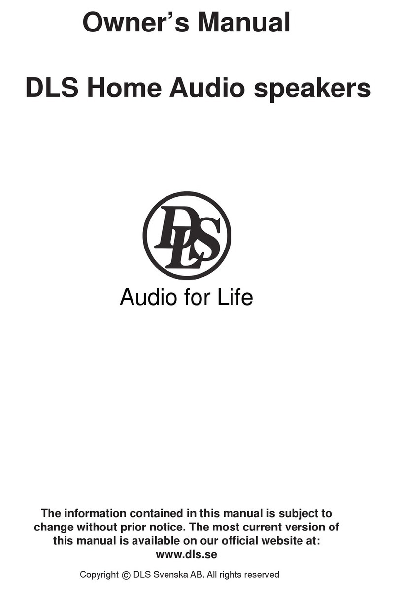 DLS DLS Home Audio User manual