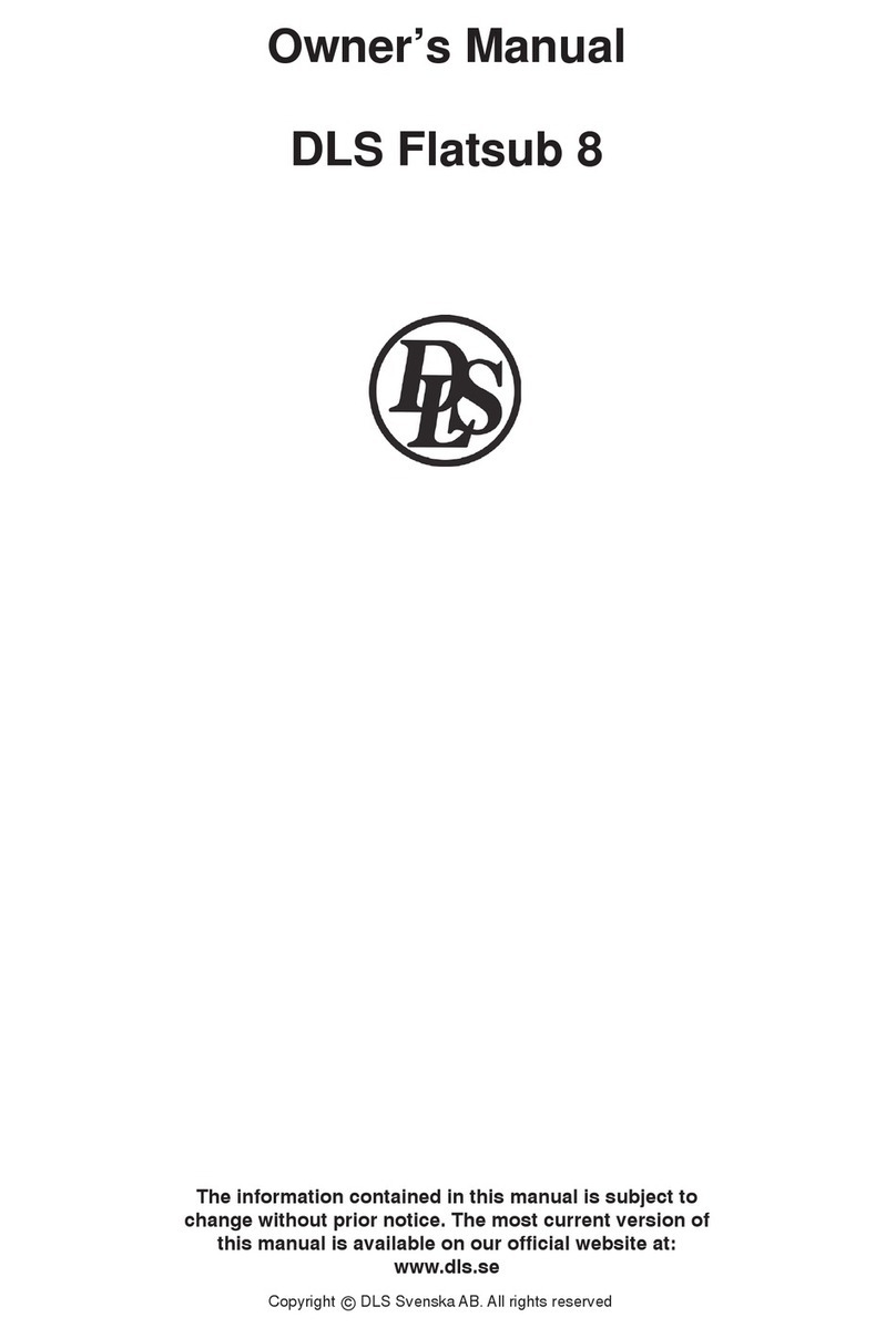 DLS Flatsub 8 User manual