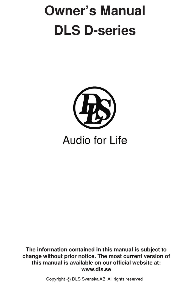 DLS D-Series owner's manual