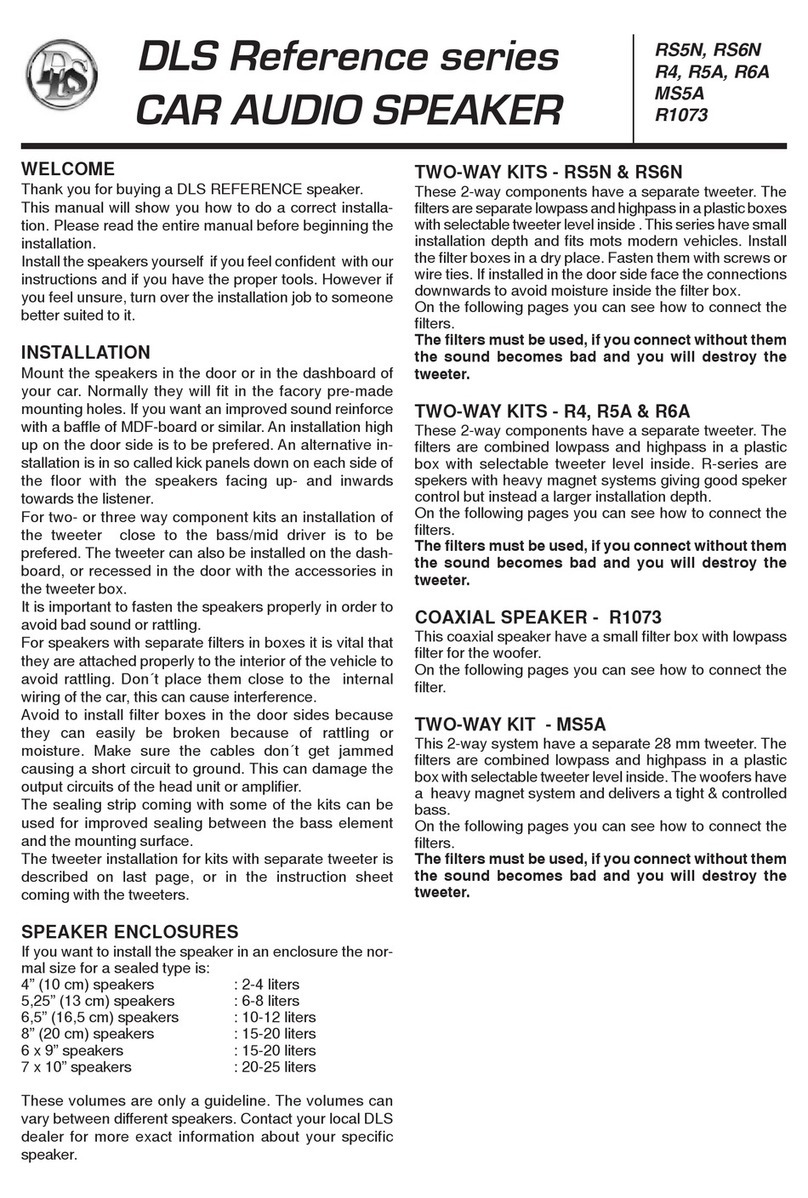 DLS Reference RS5N User manual