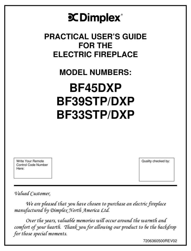 Dimplex BF45DXP User manual Dimplex BF45DXP User manual