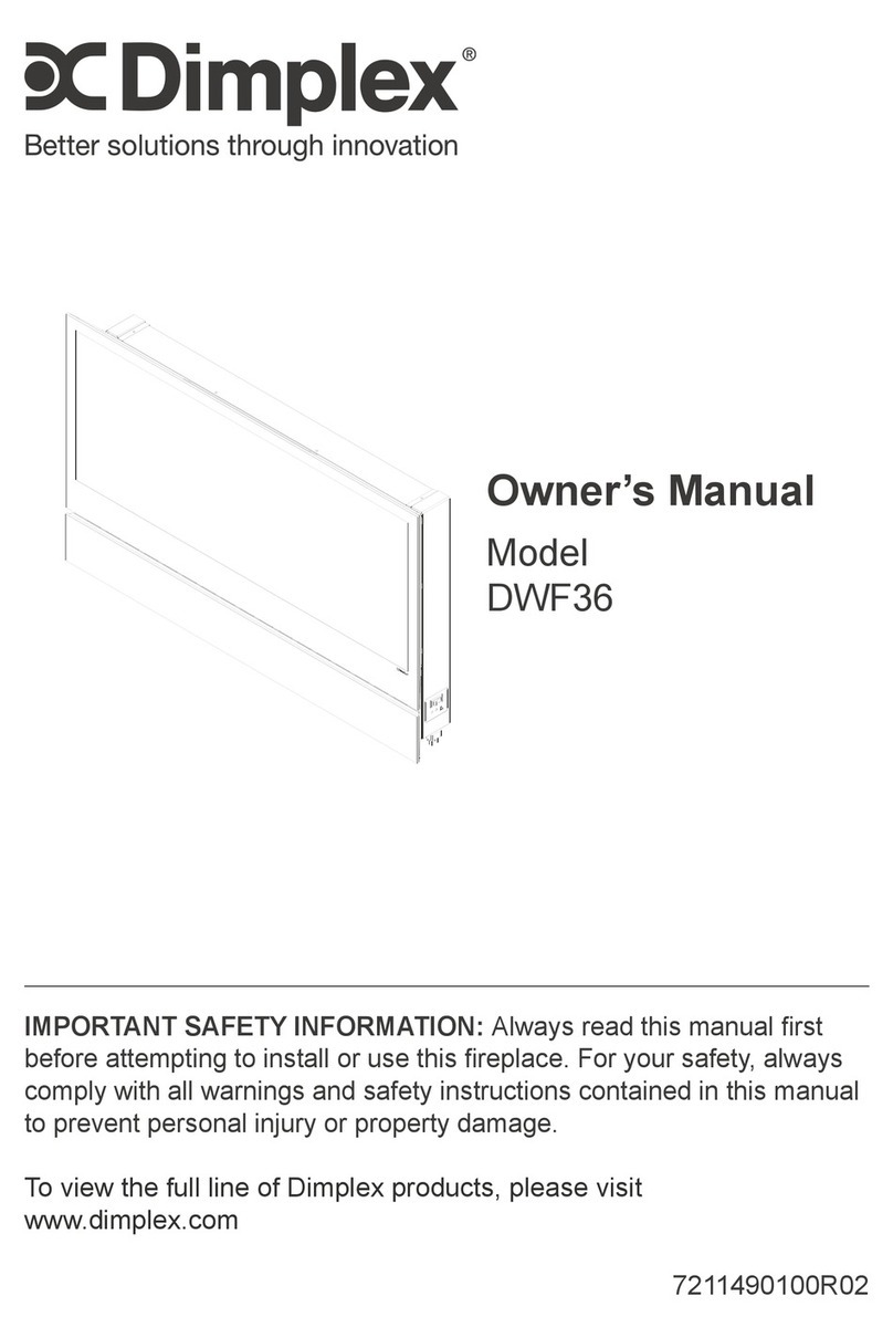 Dimplex DWF36 User manual