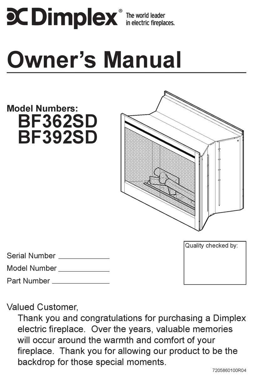 Dimplex BF362SD User manual Dimplex BF362SD User manual