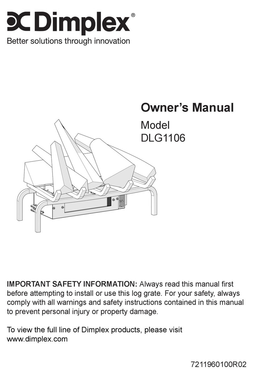 Dimplex DLG1106 owner's manual