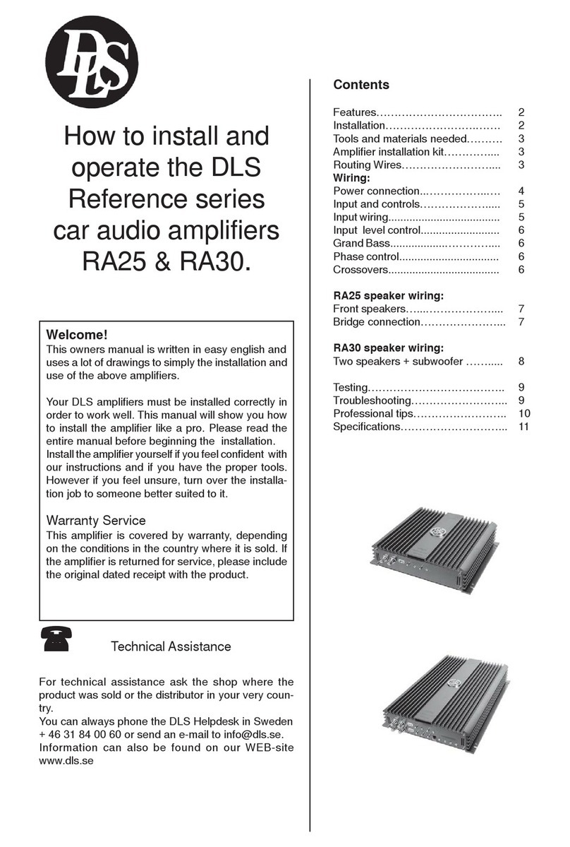 DLS Performance series User manual