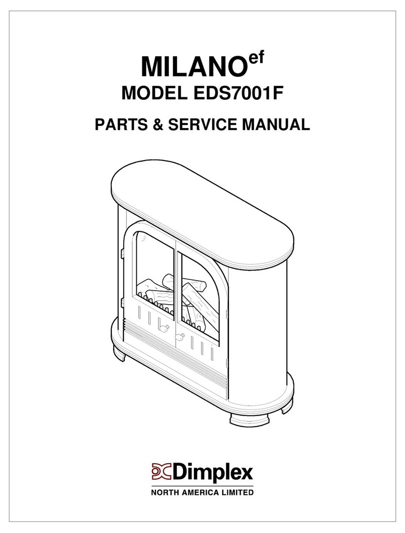 Dimplex MILANOef EDS7001F Quick start guide