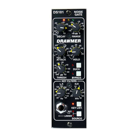Drawmer DS101 Operator's manual