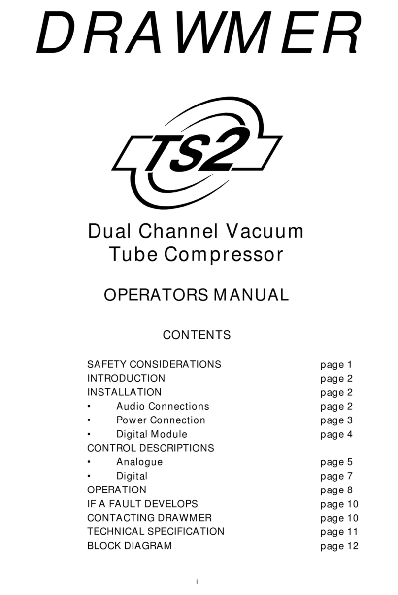 Drawmer TS2 User manual