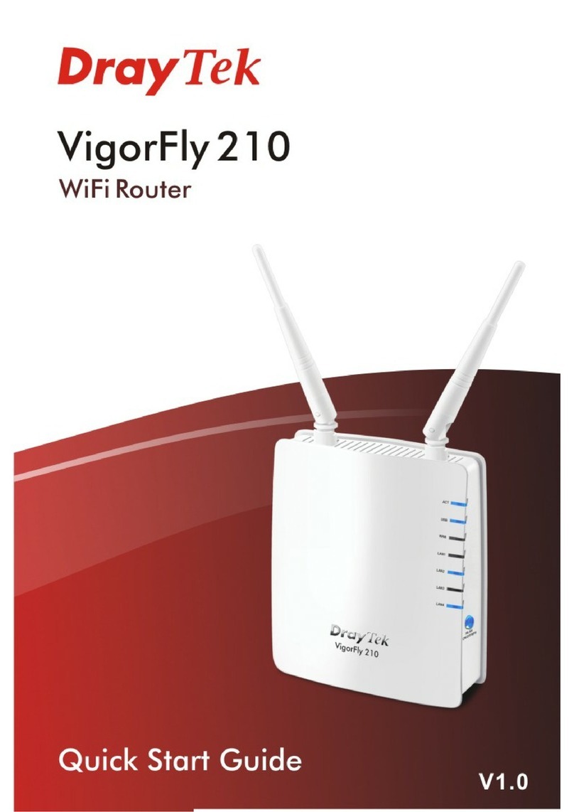 Draytek VigorFly 210 User manual Draytek VigorFly 210 User manual