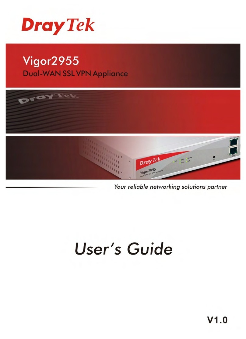Draytek Vigor2955 user guide