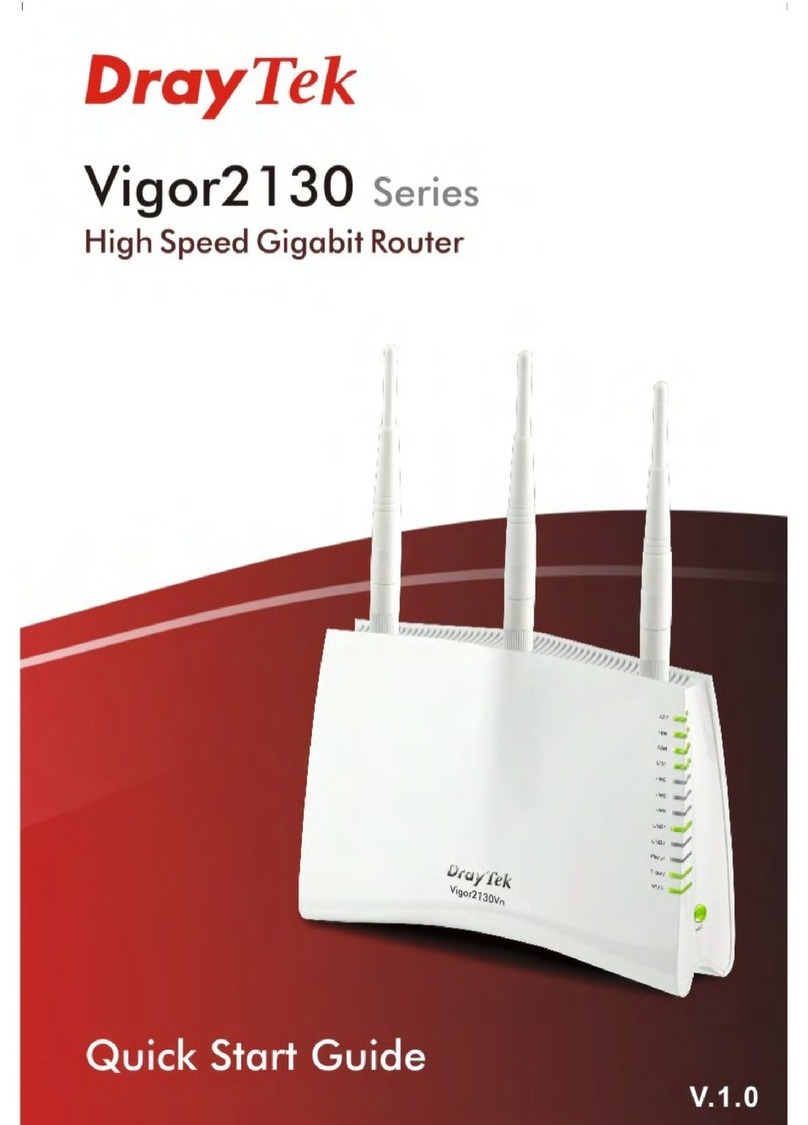 Draytek Vigor2130 Series User manual