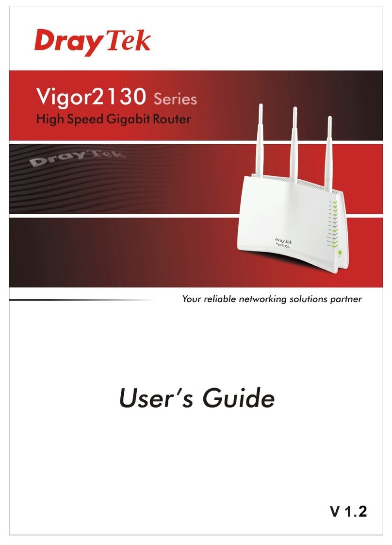 Draytek Vigor2130 Series user guide