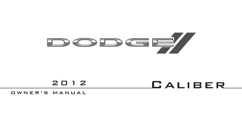 Dodge Caliber 2012 User manual Dodge Caliber 2012 User manual