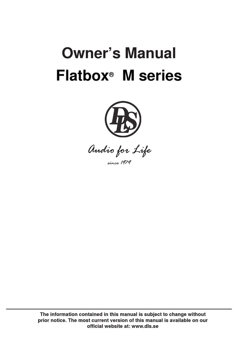 DLS Flatbox M series owner's manual