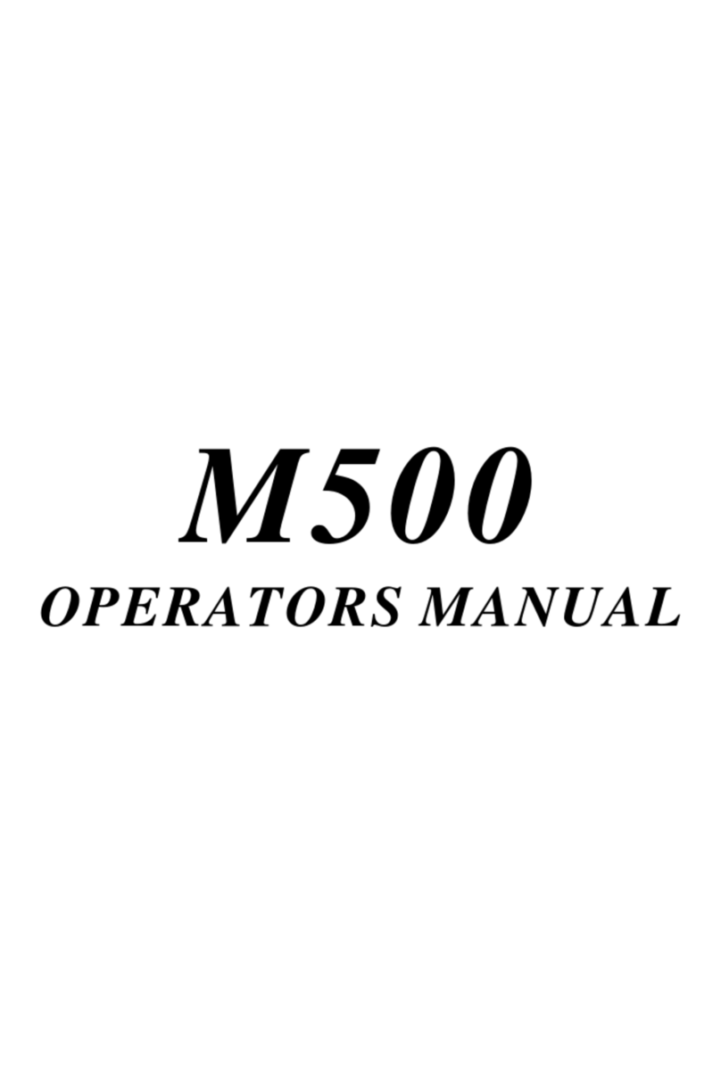 Drawmer M500 Operator's manual