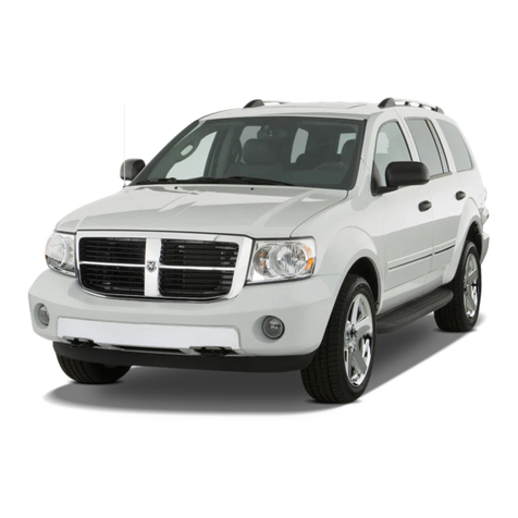 Dodge Durango User manual Dodge Durango User manual