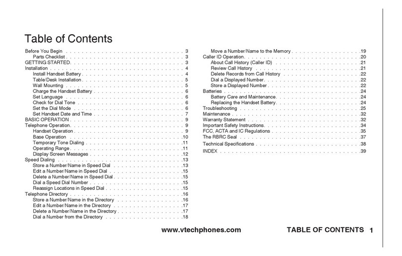V-tech t2326 User manual