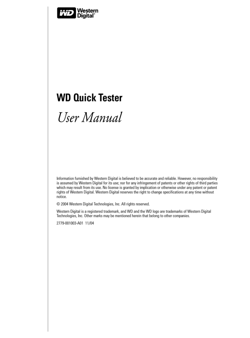 Western Digital WD Quick Tester user manual