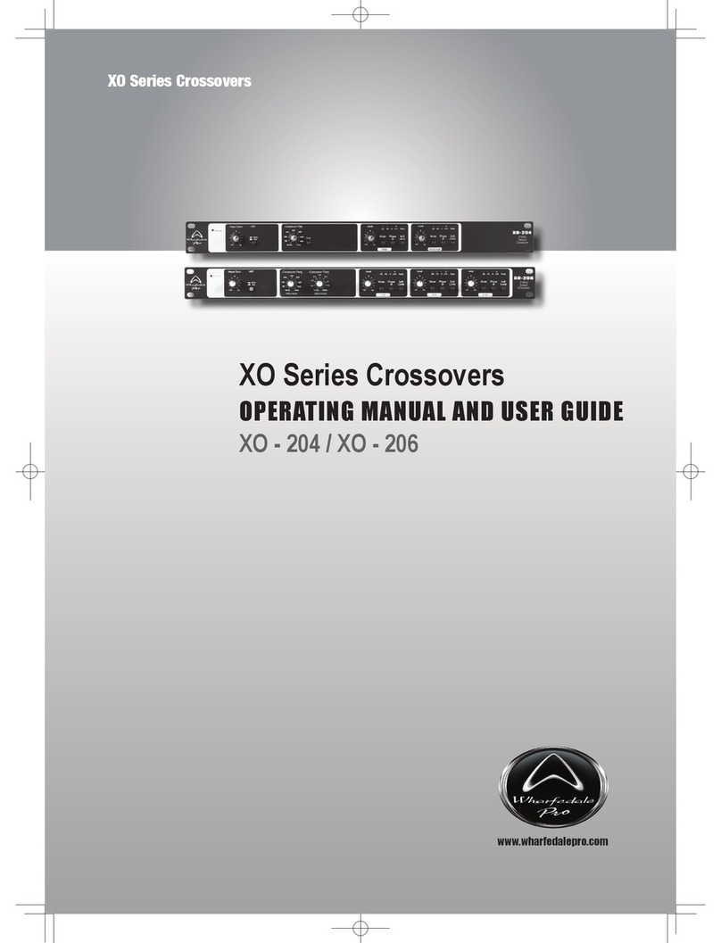 Wharfedale Pro Pro XO-204 Operating manual and user guide