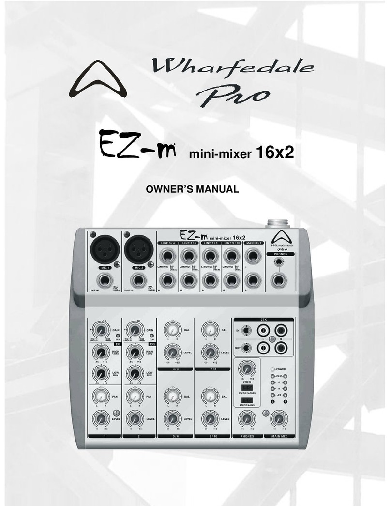Wharfedale Pro EZ-M owner's manual Wharfedale Pro EZ-M owner's manual