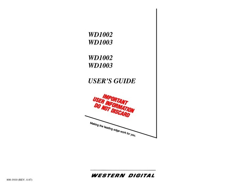 Western Digital WD1002-WAH user guide