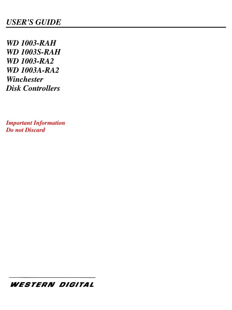 Western Digital WD 1003-RA2 user guide
