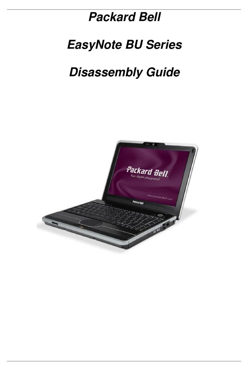 Packard Bell EasyNote BU Series Disassembly guide
