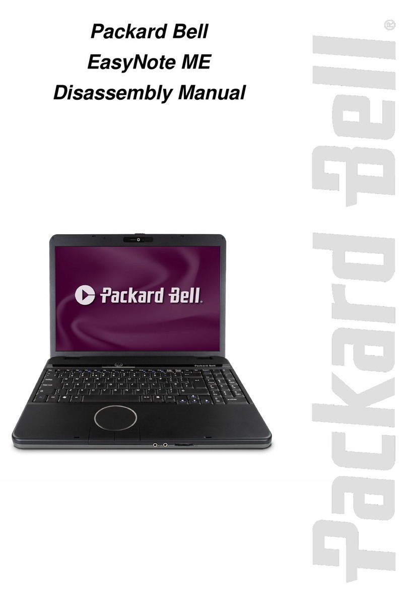 Packard Bell EasyNote ME Installation instructions Packard Bell EasyNote ME Installation instructions