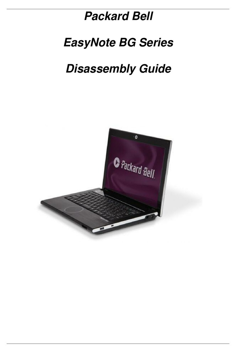 Packard Bell EasyNote BG Series Disassembly guide