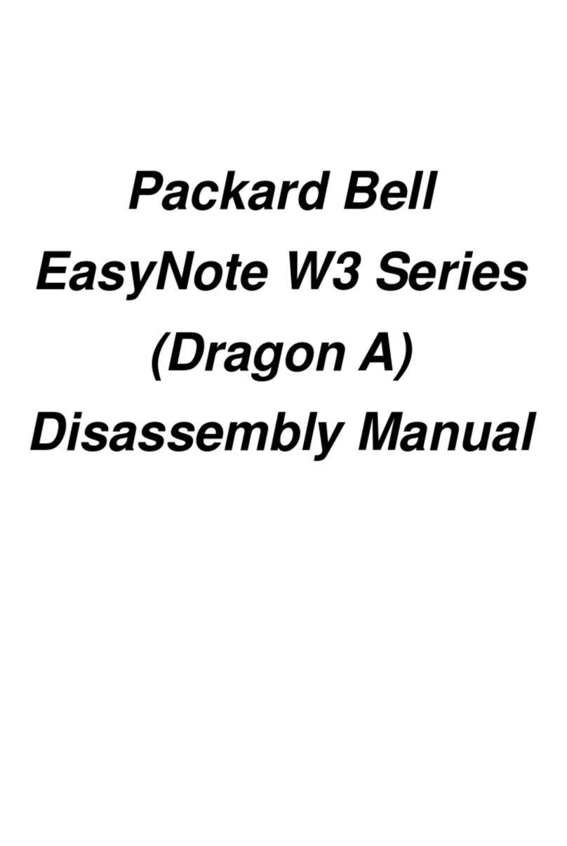 Packard Bell EasyNote W3 Series Installation instructions