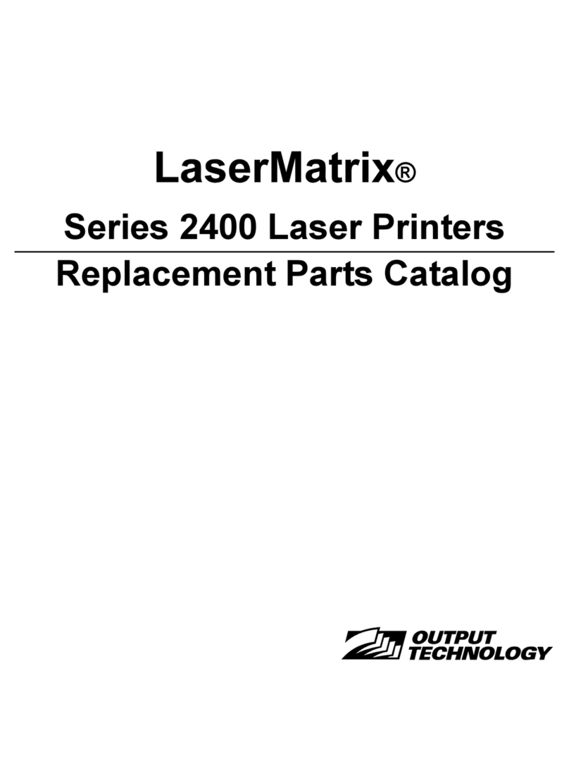 Output Technology LaserMatrix 2400 Series Instruction Manual Output Technology LaserMatrix 2400 Series Instruction Manual