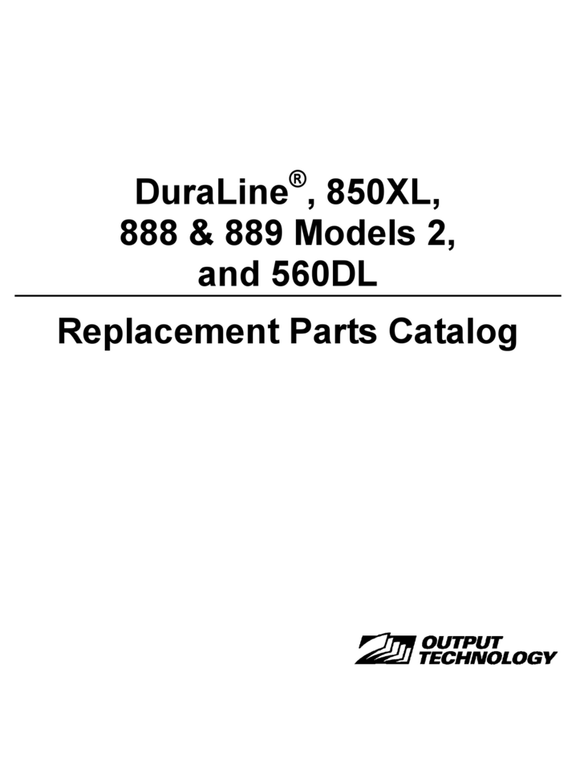 Output Technology DuraLine Application guide Output Technology DuraLine Application guide