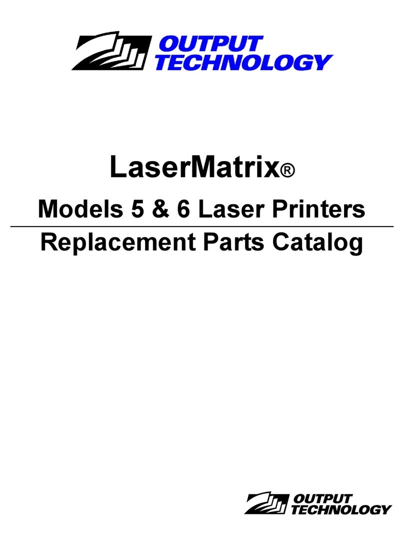 Output Technology LaserMatrix 5 Instruction Manual Output Technology LaserMatrix 5 Instruction Manual
