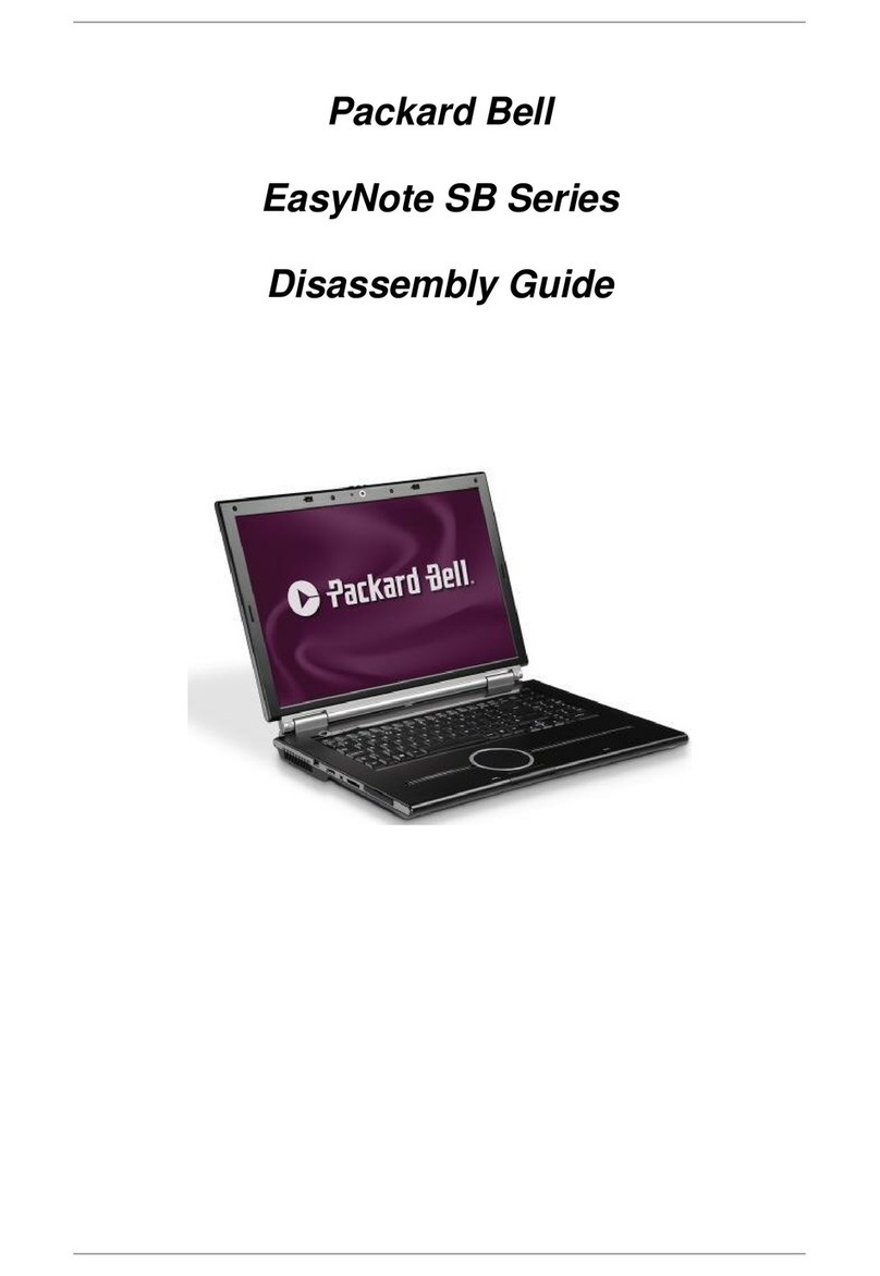 Packard Bell EasyNote SB Series Disassembly guide