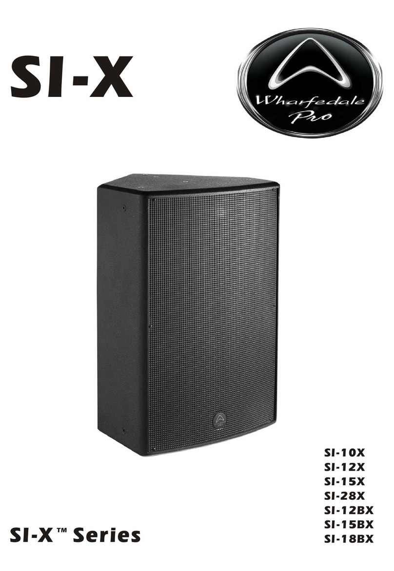Wharfedale Pro SI-10X User manual