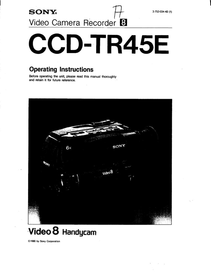 Sony Handycam CCD-TR45E User manual